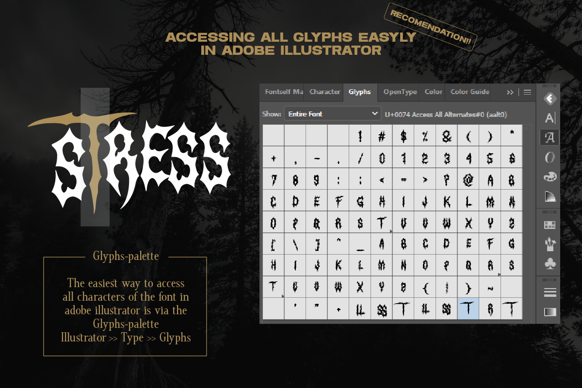 Histeriss Heavy Metal Font, a Blackletter Font by Ronny Studio (Photo 7 of 7)