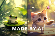 50 3D Kawaii Chibi Prompts, an Object Graphic by MadeByAI Studio (Thumbnail 5 of 5)