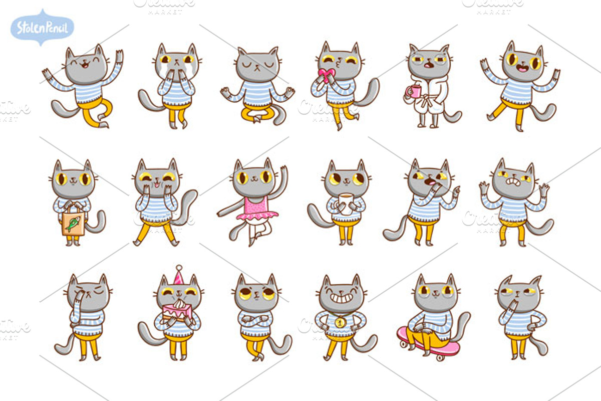 Yoshi the cat, an Animal Illustration by Stolenpencil (Photo 2 of 2)