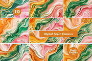 Acrylic Pour Marble Textures, a Texture Graphic by Happy Creators Co. (Thumbnail 4 of 6)