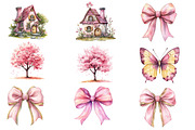 Watercolor Woodland Fairy Clipart, an Illustration by Designworld (Thumbnail 5 of 6)