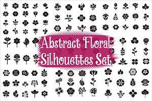 Modern Floral Silhouette Collection, an Illustration by jahid234