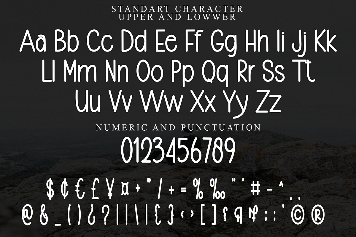 Chocolate Vanilla, a Serif Font by FreshTypeINK (Photo 4 of 8)