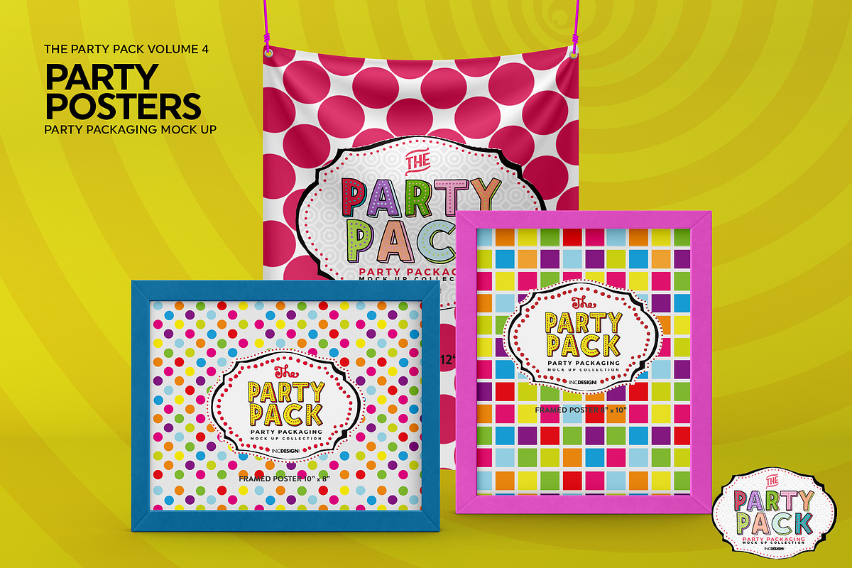 Vol.4 Party Packaging MockUps, a Product Mockup by INCDesign (Photo 16 of 18)