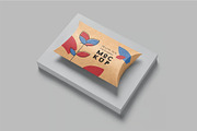 Pillow Box Mockups, a Packaging Mockup by megostudi0 (Thumbnail 3 of 7)