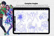Xmas Couple Procreate Brushes, a Brush Add-On by Selentaori Studio (Thumbnail 7 of 12)