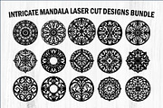 Intricate Mandala Laser Cut Designs, an Object Graphic by abu67222 (Thumbnail 1 of 16)