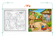 Cozy Zoo Life Bold Easy Coloring, an Animal Illustration by Coco Bloom (Thumbnail 5 of 8)