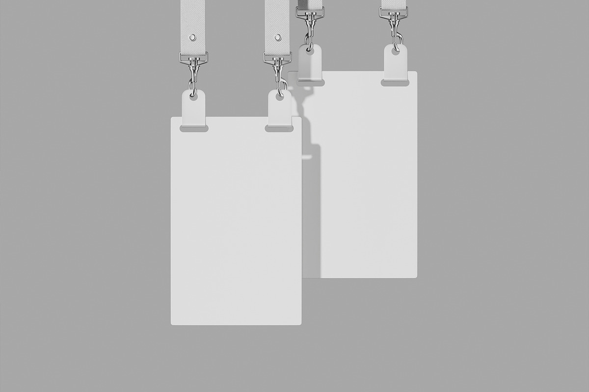 Conference Badge Mockup, an Advertising Mockup by Unerispace (Photo 5 of 5)