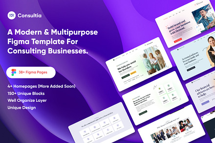 Modern Corporate UI Kit Template