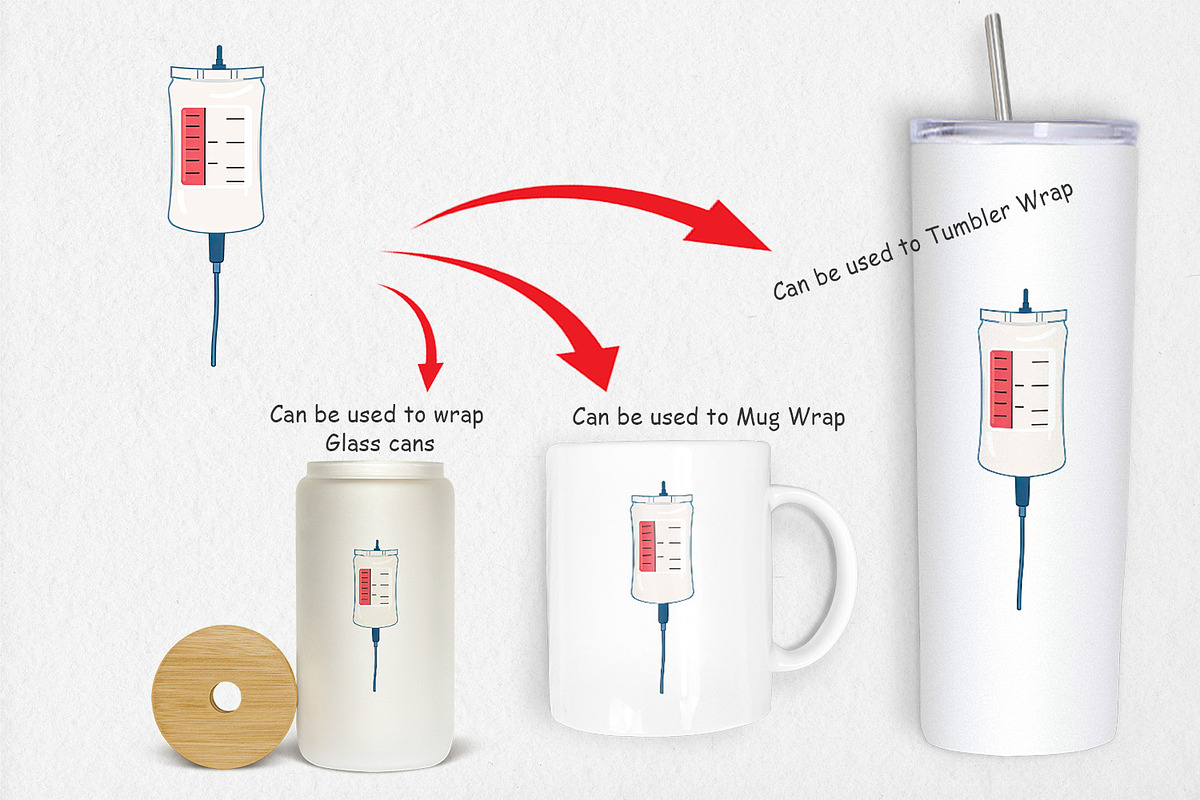 IV Drip Clipart, a Graphic by Artnoy (Photo 4 of 5)