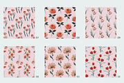 Crimson Bloom: Floral Design Kit, a Pattern Graphic by Megan Aili Designs (Thumbnail 5 of 12)