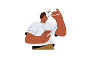 People brushing teeth set, a Person Illustration by PaperTrident (Thumbnail 3 of 11)