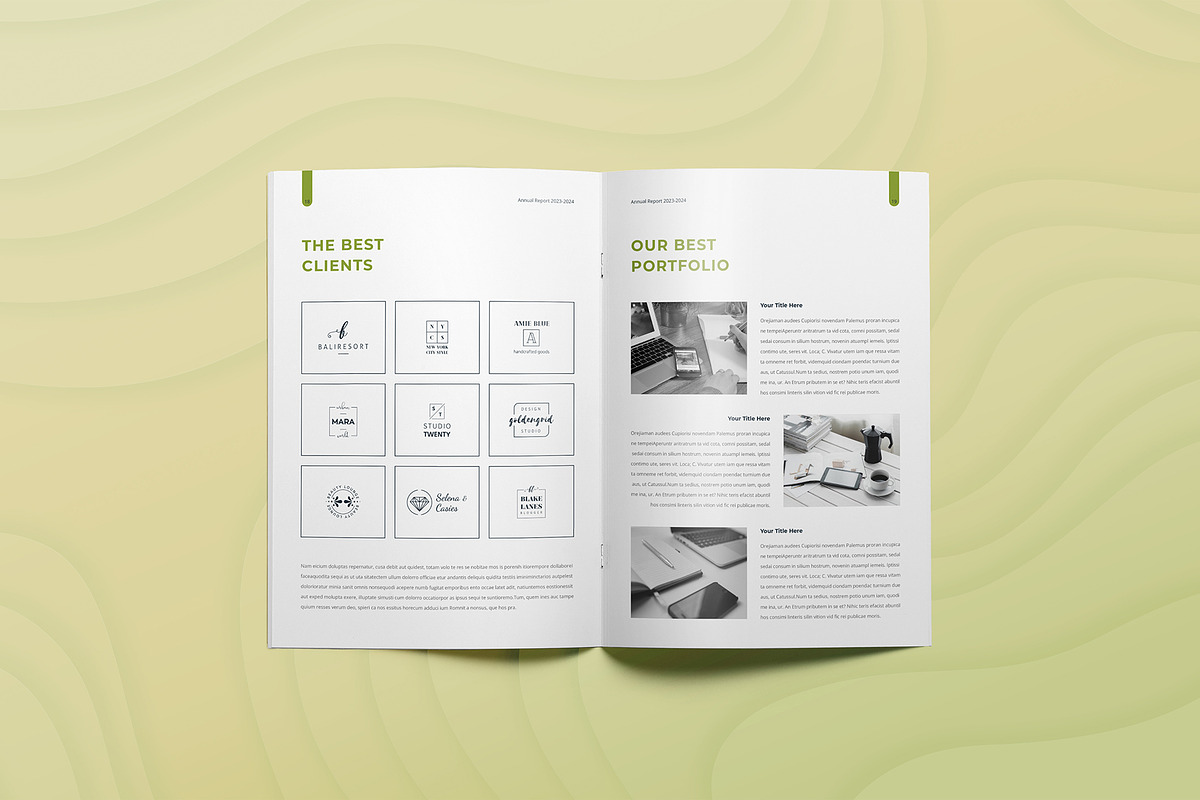 Canva Annual Report, a Brochure Template by DesignDevisers (Photo 10 of 11)