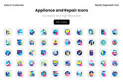 Appliance and Repair Icons, a Solid Icon by Wencory (Thumbnail 2 of 2)
