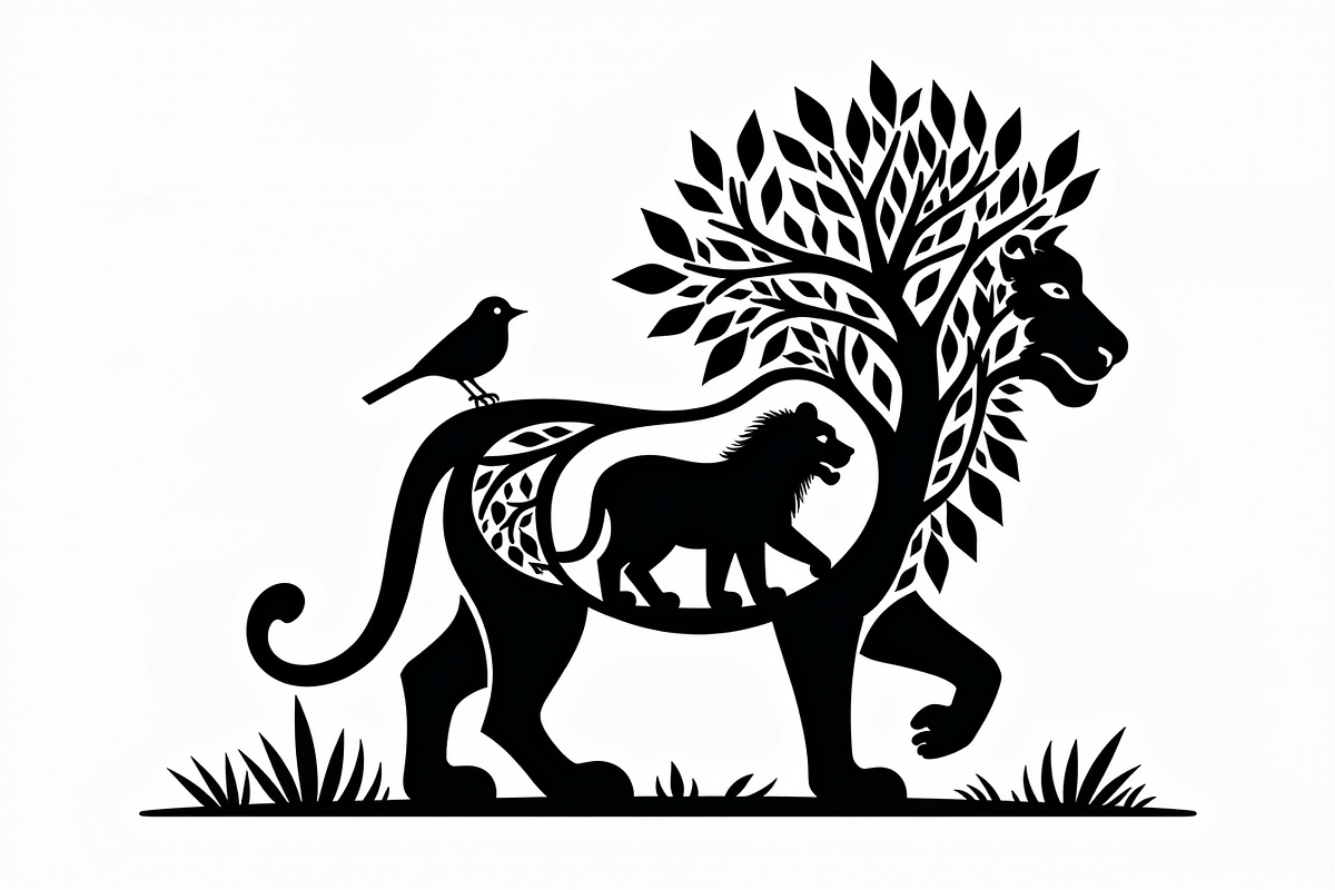 Lion Silhouette Vector Illustration,, an Illustration by Amazin_art (Photo 19 of 21)