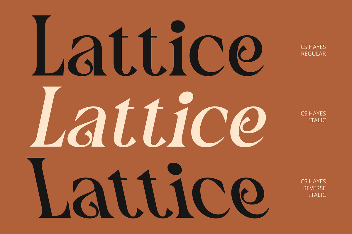 CS Hayes – Art Nouveau Font, a Serif Font by Craft Supply Co. (Photo 2 of 8)
