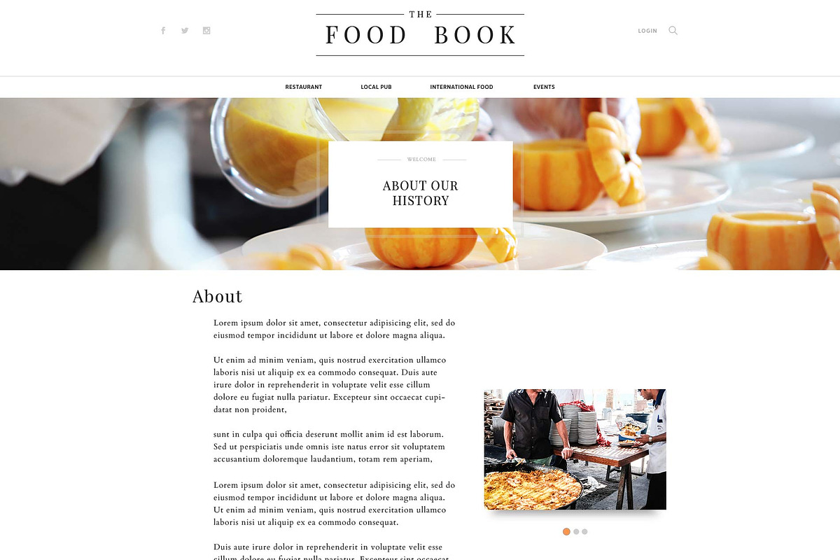 The Food Book, a Websites & App Template by Alexander's Studio (Photo 6 of 6)