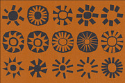 Rising Rā - 50 Hand Drawn Suns, a Decorative Illustration by Madeline ODonoghue Design (Thumbnail 8 of 12)