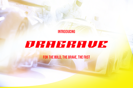 Dragrave-Display Sport Font