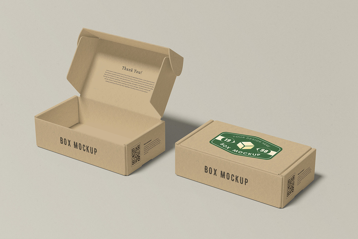 Box Mockup, a Cups & Container Mockup by graphictime (Photo 11 of 15)