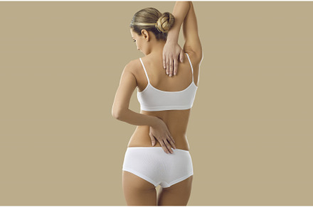Woman with spine problems and back, a Person Photo by StudioRomantic