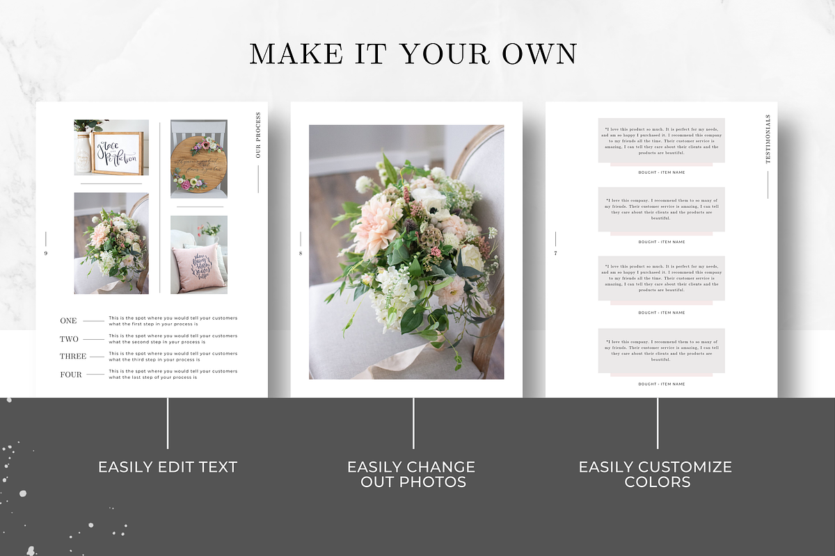 Price Guide/Linesheet, a Presentation Template by Just Like White Creative (Photo 6 of 9)