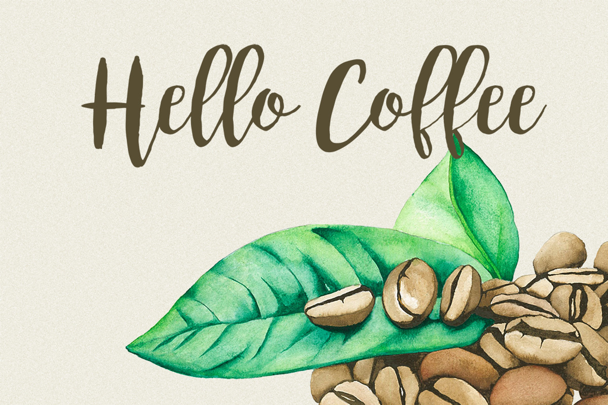 Watercolor Coffee Bean, a Food Illustration by andypray (Photo 4 of 4)