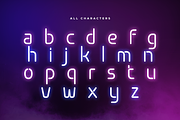 Flare - Neon Light Party Font, a Sans Serif Font by Hamz Studio (Thumbnail 6 of 8)