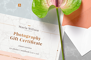 Gift certificate - Marble, Rose Gold, a Card Template by ArealPro (Thumbnail 11 of 20)