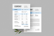 Invoice & Letterhead Template, a Stationery Template by Leaflove (Thumbnail 4 of 5)