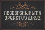 Cognac. Font for label, a Symbol Font by Fractal fonts & graphics (Thumbnail 2 of 2)