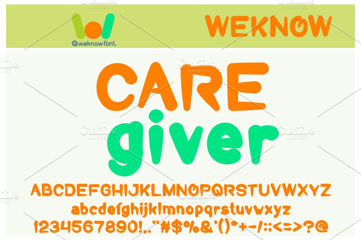 take and give font, a Font by weknow (Photo 4 of 5)