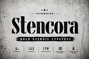 Stencora, a Sans Serif Font by Wow Magic (Thumbnail 1 of 5)