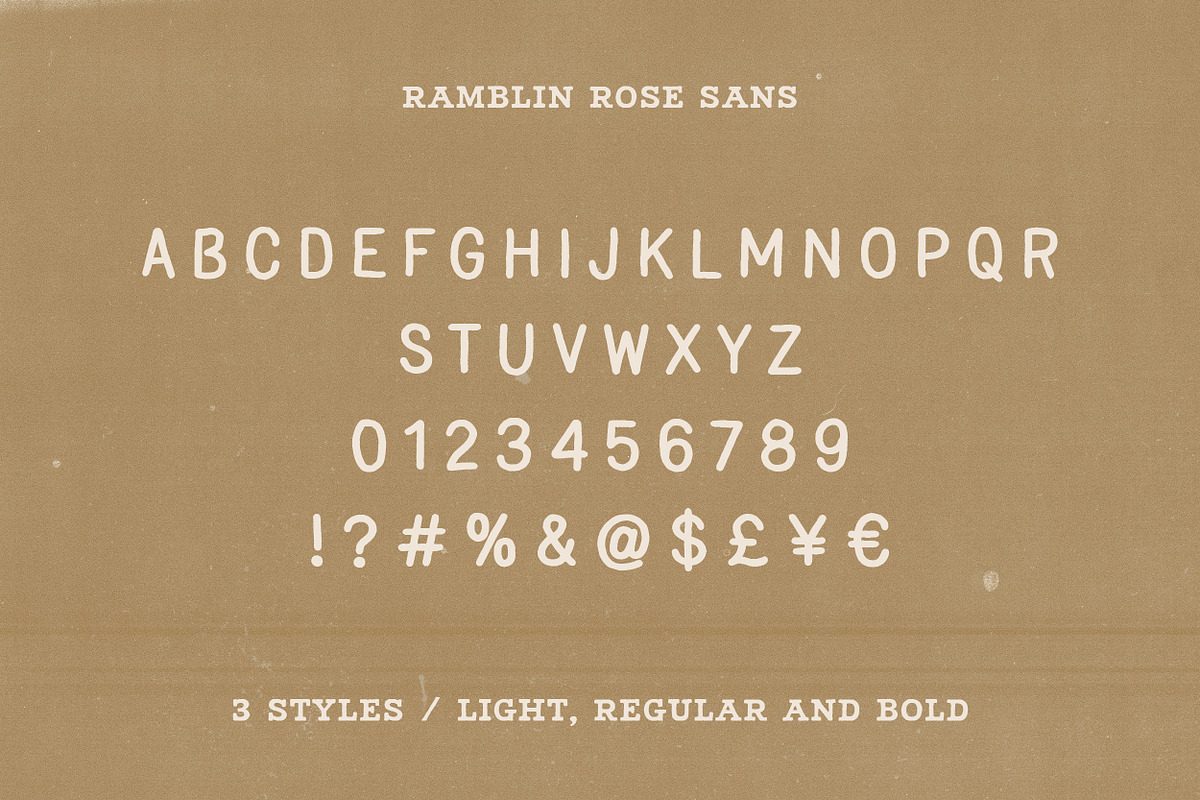 Ramblin Rose - Western Font Trio, a Handwritten Font by Davide Bassu (Photo 9 of 9)