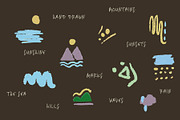 Earth Nature Sketch Doodle Icons, a Solid Icon by CreativeWilderness (Thumbnail 9 of 13)