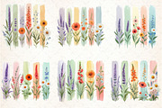 Brushstroke Christian Flower Clipart, an Illustration by Libby Wishes (Thumbnail 4 of 4)