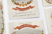 Autumn Floral Wedding Suite, an Invitation Template by BlueRobinDesignShop (Thumbnail 3 of 12)