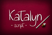 Katalyn, a Script Font by Digital Typeface Studio (Thumbnail 1 of 6)