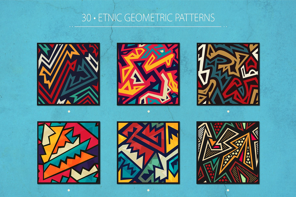 Etnic geometric patterns, a Pattern Graphic by Gudiny (Photo 4 of 6)