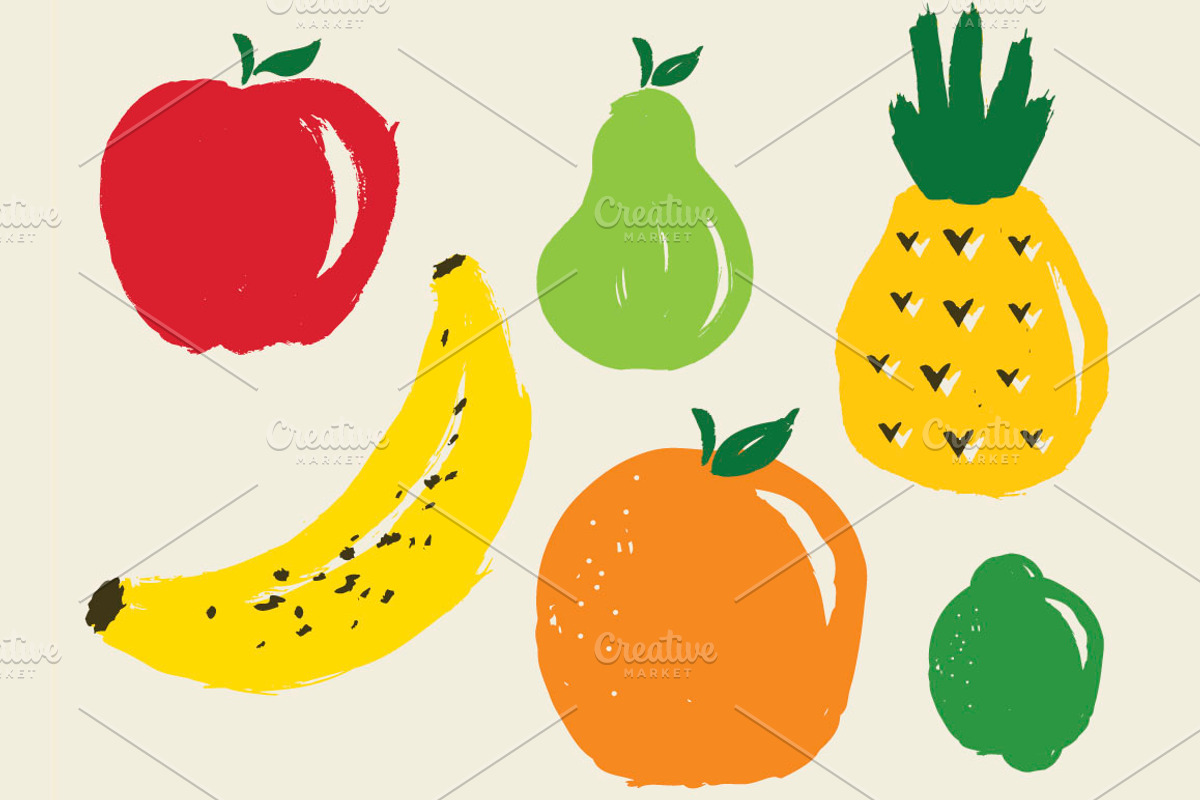 Brushed Fruits Kit preview 2