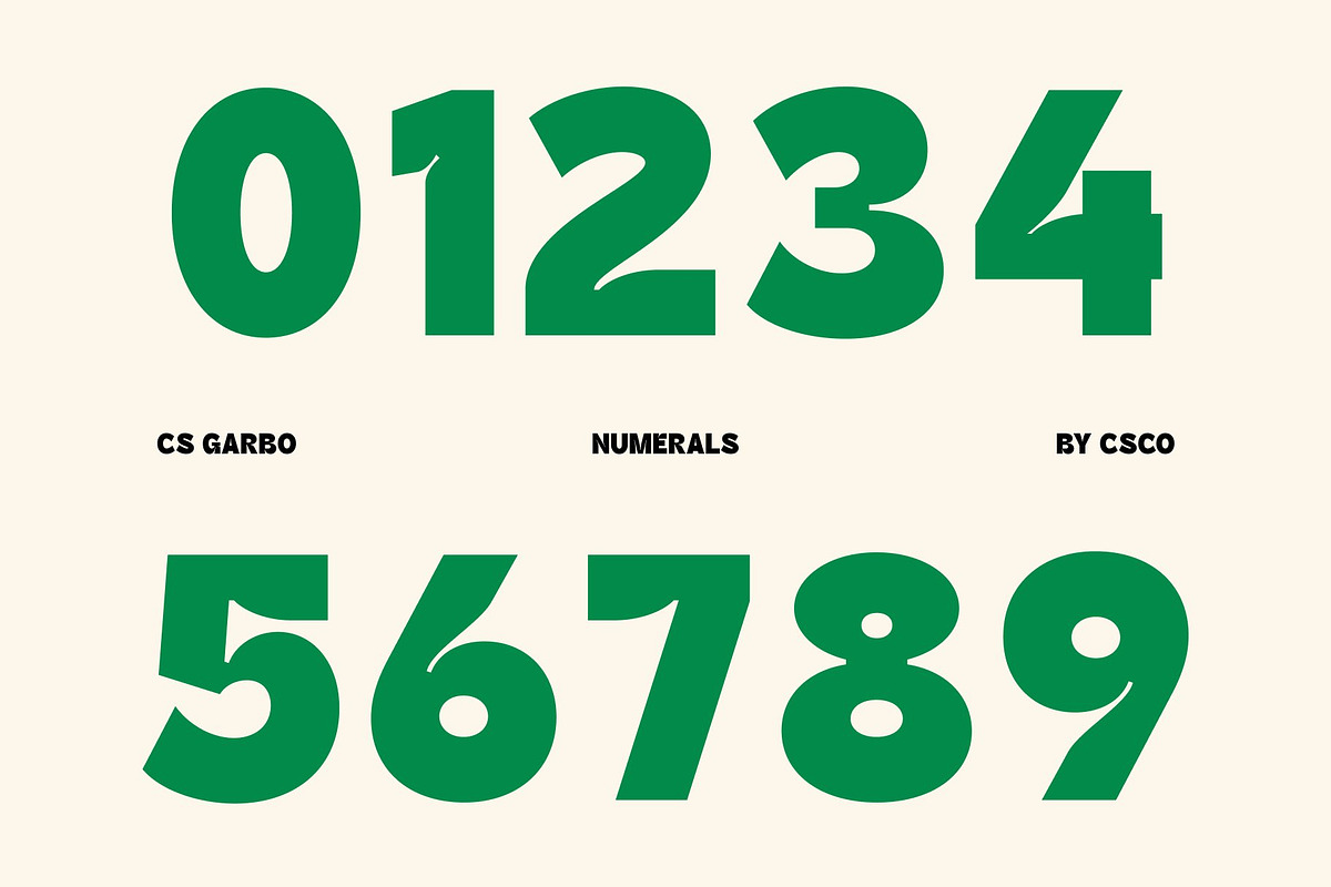 CS Garbo – Inktrap Font, a Sans Serif Font by Craft Supply Co. (Photo 6 of 8)