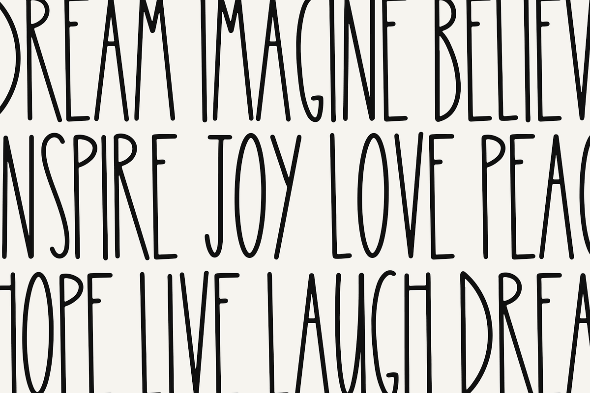Apple Butter | Tall Handwritten Font preview 3