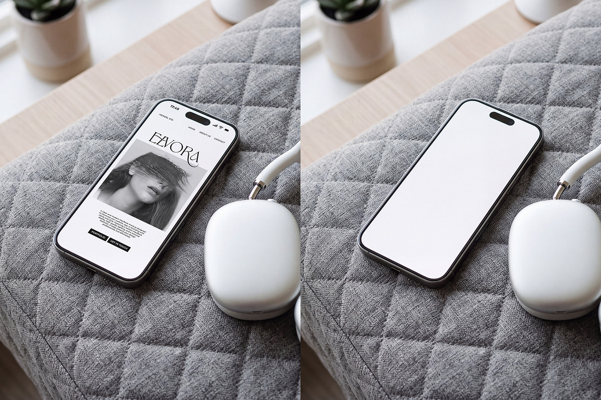 Elvora - iPhone Device Mockup, an iPhone Mockup by Heinzel Std Mockup (Photo 5 of 5)