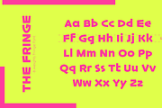 The Fringe, a Sans Serif Font by OS type (Thumbnail 2 of 6)