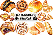 Breakfast Bread PNG, an Illustration by Black Bird Studio (Thumbnail 1 of 6)