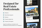 Black Gold Real Estate Instagram Kit, a Social Media Template by Everyday Perfection (Thumbnail 3 of 11)