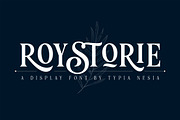 Roystorie Display, a Serif Font by Typia Nesia (Thumbnail 1 of 11)