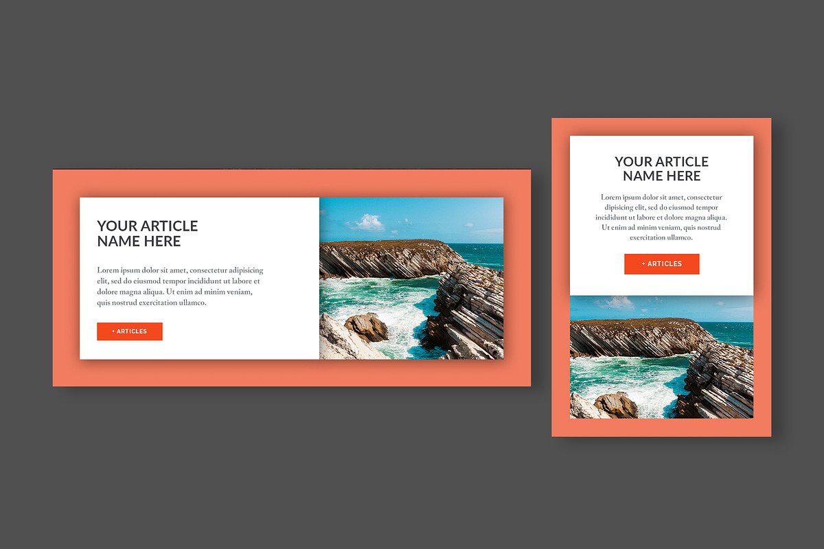 Website Layout Template - Photoshop, a Landing Page Template by tomsarraipodesign (Photo 8 of 11)