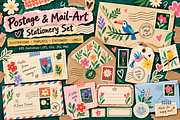 Paper Cut-Out Scrapbook Bundle, a Decorative Illustration by Anna Studio (Thumbnail 6 of 28)